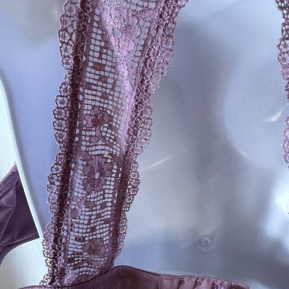 Lane Bryant Lightly Lined Underwire T-Shirt‎ Bra Mauve size 44C NWT - Picture 7 of 11